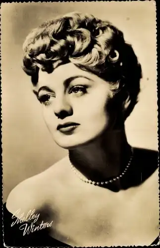 Ak Schauspielerin Shelley Winters, Portrait