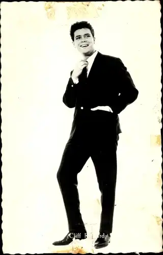 Ak Schauspieler und Sänger Cliff Richard, Portrait