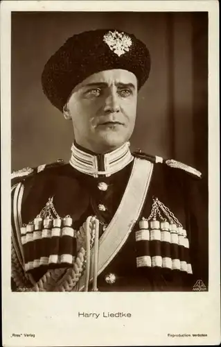 Ak Schauspieler Harry Liedtke, Portrait, Uniform