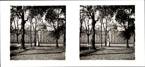 Stereo Raumbild Foto Berlin Potsdam Nr. 26, Potsdam, Neues Palais