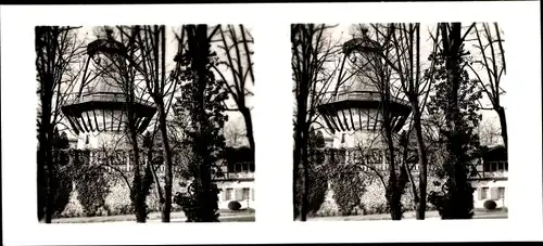 Stereo Raumbild Foto Berlin Potsdam Nr. 24, Potsdam Sanssouci, Historische Windmühle