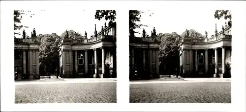 Stereo Raumbild Foto Berlin Potsdam Nr. 14, Berlin, Schloss Monbijou