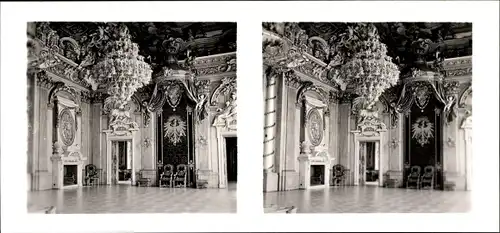 Stereo Raumbild Foto Berlin Potsdam Nr. 7, Berlin, Schloss, Rittersaal