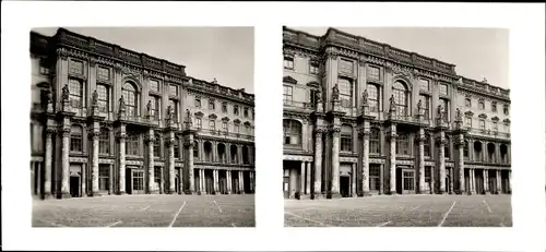 Stereo Raumbild Foto Berlin Potsdam Nr. 5, Berlin, Schloss, zweiter Schlosshof