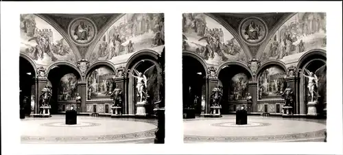 Stereo Raumbild Foto Berlin Potsdam Nr. 4, Berlin, Zeughaus, Ruhmeshalle