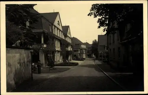 Foto Ak Olešnice v Orlických horách Gießhübel im Adlergebirge Region Königgrätz, Straßenpartie