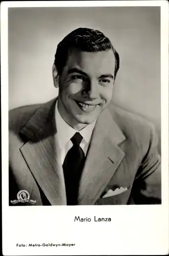 Ak Schauspieler Mario Lanza, Portrait, Film Der große Caruso