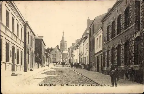 Ak Le Cateau Cambrésis Nord, Das Handelshaus von Cateau-Cambrésis
