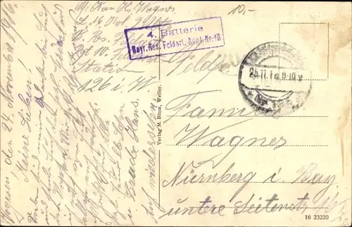 Ak Lusse Lothringen Vosges, Dorfpartie