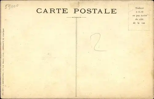 Litho Lille Nord, Platz, Passanten