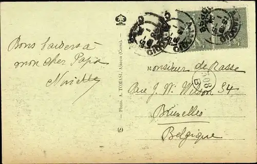 Ak Piana Corse du Sud, Gesamtansicht