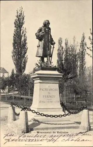 Ak Ferney Voltaire Ain, Denkmal
