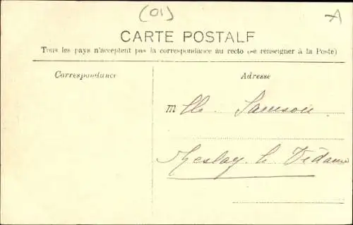 Ak Ferney Voltaire Ain, Denkmal