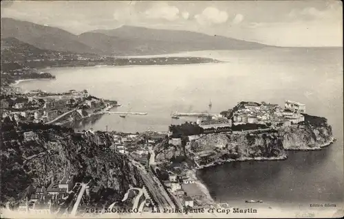 Ak Monaco, Fürstentum und Cap Martin
