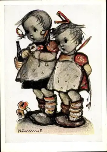 Künstler Ak Hummel, Berta, Gratulanten, Hummelbuch