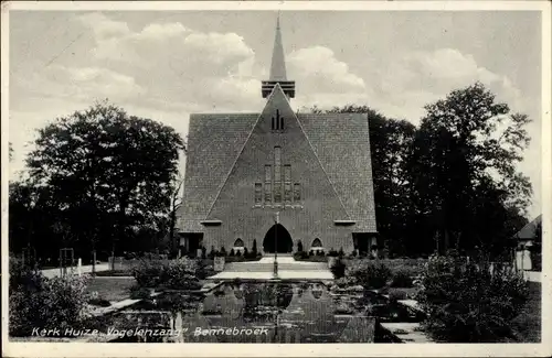 Ak Bennebroek Nordholland Niederlande, Kirche Huize Vogelensang