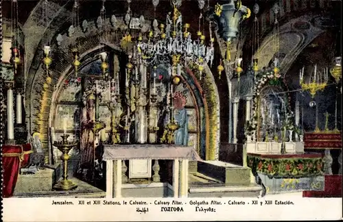 Ak Jerusalem Israel, Calvary Altar