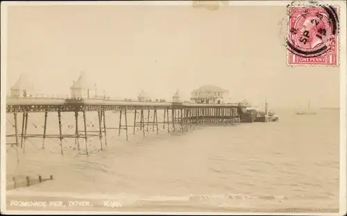 Ak Dover Kent England, Promenade Pier