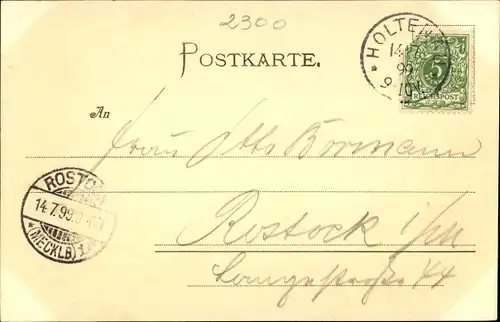 Ak Holtenau Kiel, Leuchtturm