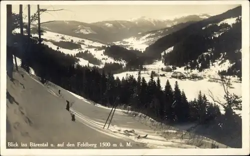 Ak Bärental Feldberg im Schwarzwald, Winteransicht