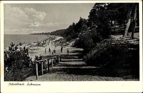 Ak Ostseebad Lubmin Vorpommern, Strand