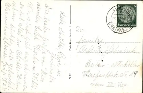 Ak Ostseebad Lubmin Vorpommern, Strand