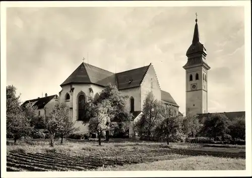 Ak Rottenbuch in Oberbayern, Pfarrkirche