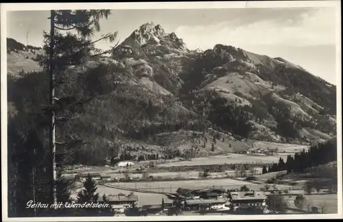 Ak Geitau Bayrischzell im Mangfallgebirge Oberbayern, Panorama, Wendelstein