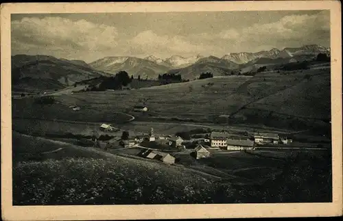 Ak Gunzesried Blaichach im Allgäu, Panorama