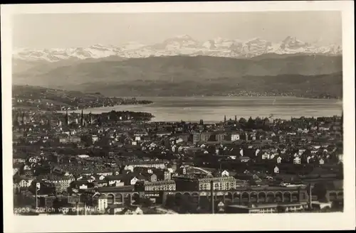 Ak Zürich Stadt Schweiz, Gesamtansicht