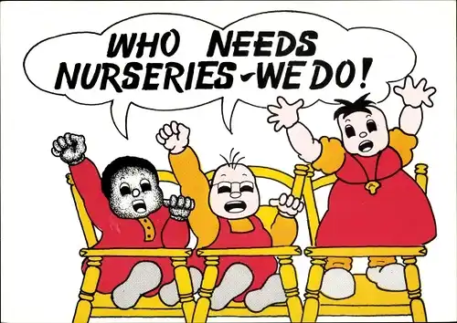 Wer Kindergärten braucht, den haben wir, Leeds Animation Workshop