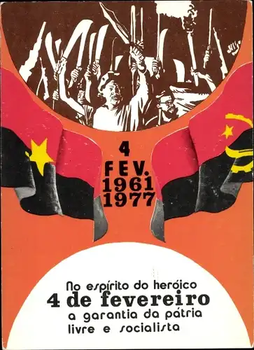 Ak Angola, Portugiesischer Kolonialkrieg, 4. Februar 1961, 1977