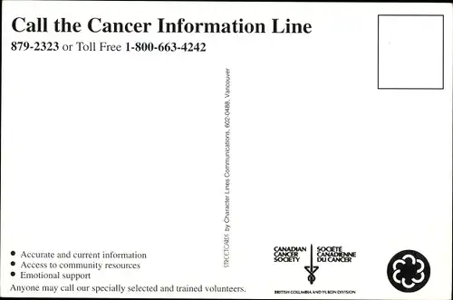 Ak-Fragen zum Thema Brustkrebs, Krebsinformationstelefon