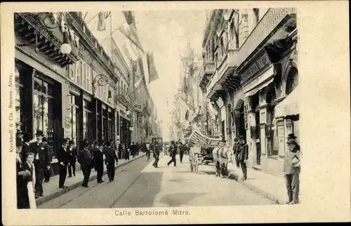 Ak Buenos Aires Argentinien, Calle Bartolomé