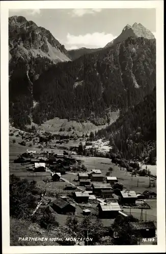 Ak Partenen Montafon in Vorarlberg, Panorama