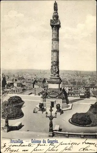 Ak Bruxelles Brüssel, Colonne du Congres