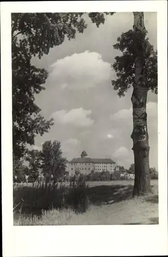 Ak Lázně Poděbrady Bad Podiebrad Region Mittelböhmen, Teilansicht