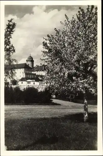 Ak Lázně Poděbrady Bad Podiebrad Region Mittelböhmen, Teilansicht