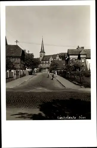 Foto Ak Sinn in Hessen, Kirchstraße