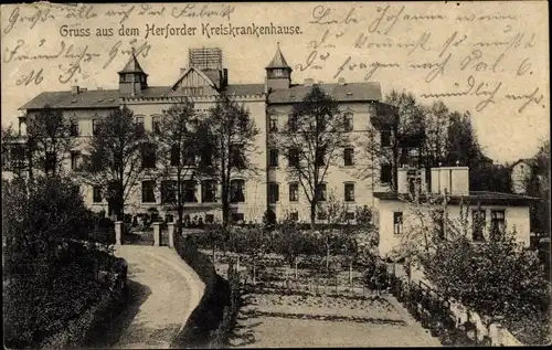 Ak Herford in Westfalen, Kreiskrankenhaus