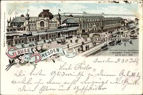 Litho Dresden Altfranken, Hauptbahnhof