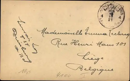 Ak Beeck Duisburg im Ruhrgebiet, Kaiserstraße, Kriegerdenkmal