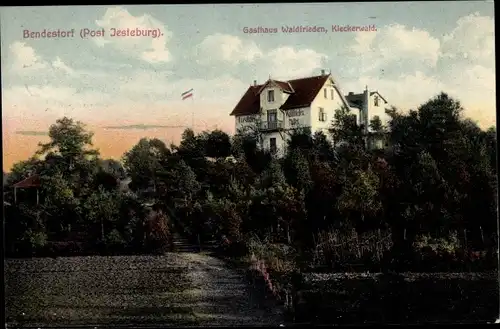 Ak Bendestorf am Kleckerwald in Niedersachsen, Gasthaus Waldfrieden