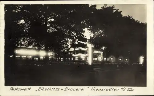 Ak Hamburg Altona Nienstedten, Restaurant Elbschloss Brauerei