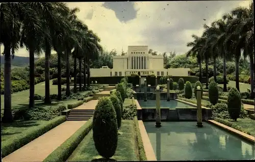 Ak Laie Hawaii USA, Mormonentempel