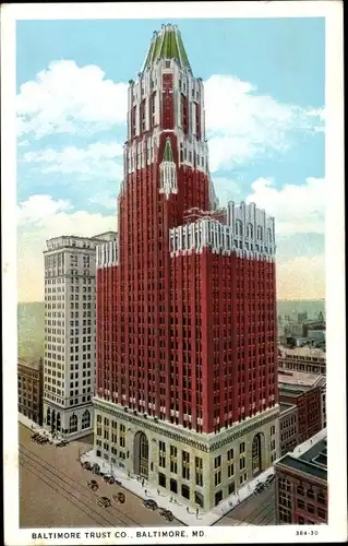 Ak Baltimore Maryland USA, Baltimore Trust Co