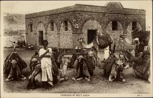 Ak Aden Jemen, Karawane in Ruhe