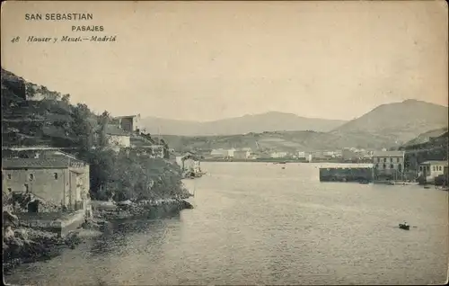 Ak Donostia San Sebastian Baskenland, Pasajes