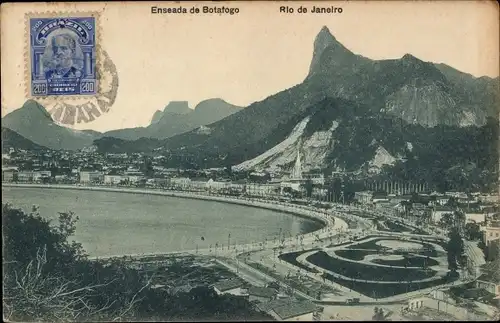 Ak Botafogo Rio de Janeiro Brasilien, Panorama