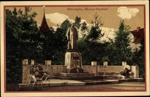 Ak Bad Wörishofen im Unterallgäu, Kneipp-Denkmal